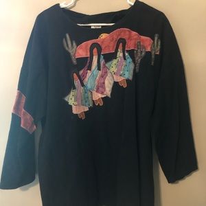 Quarter sleeve comfortable top